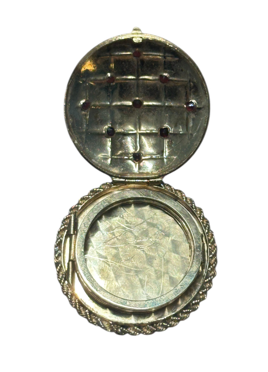 Vintage 14KT Gold and Ruby Locket