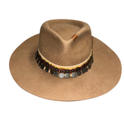 Fab Finds By Sarah Rancher Hat in Camel/Coins