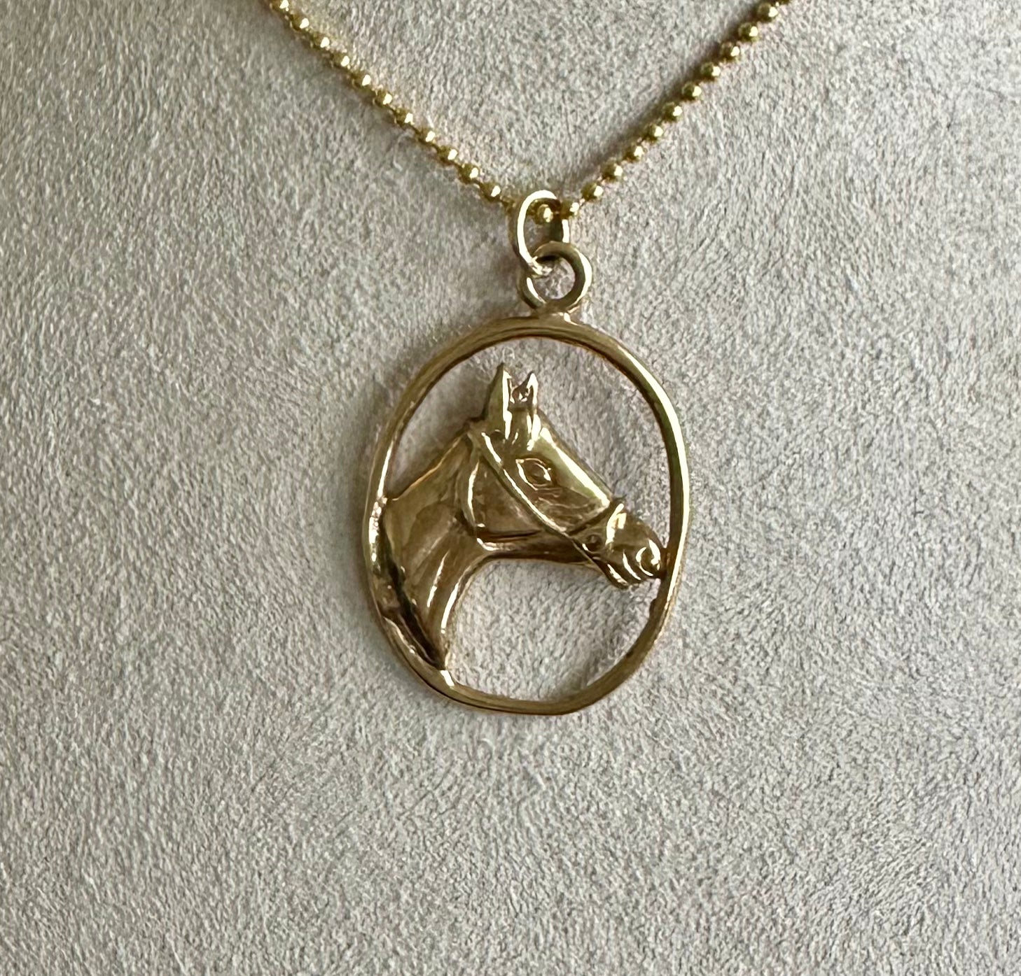 S.Row Designs Vintage 14KT Gold Horse Charm