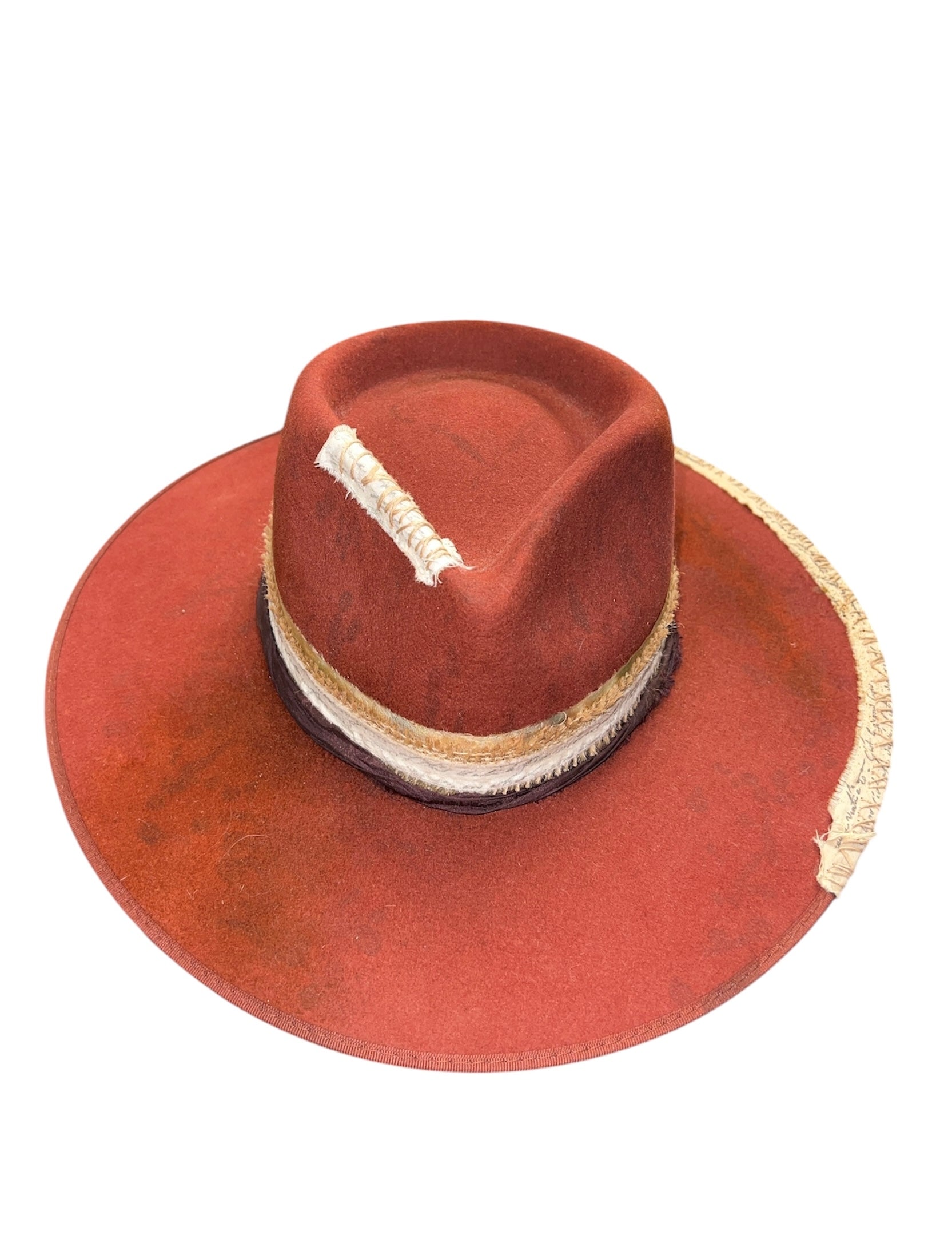 Fab Finds By Sarah Rancher Hat in Terricotta Splash