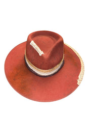 Fab Finds By Sarah Rancher Hat in Terricotta Splash