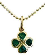S.Row Designs Emerald Clover Charm