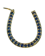 S.Row Designs Sapphire Horseshoe Charm