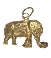 Vintage 14KT Gold Elephant Charm