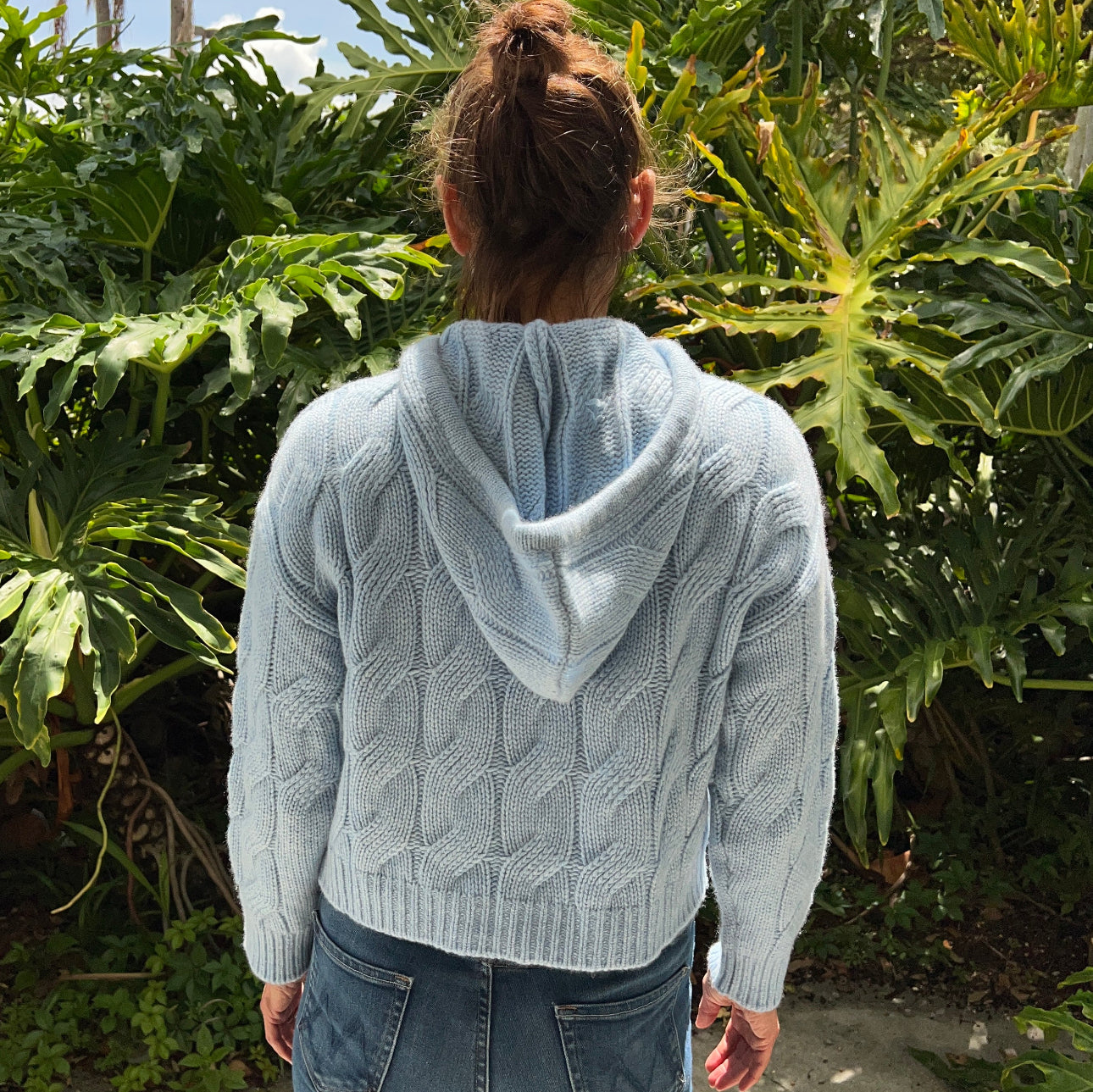 Fab Finds By Sarah Cashmere Cable Hoodie