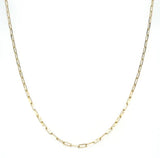 S.Row Designs 16” 14KT Gold Paperclip Necklace