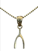 14KT Gold Vintage Wishbone Charms