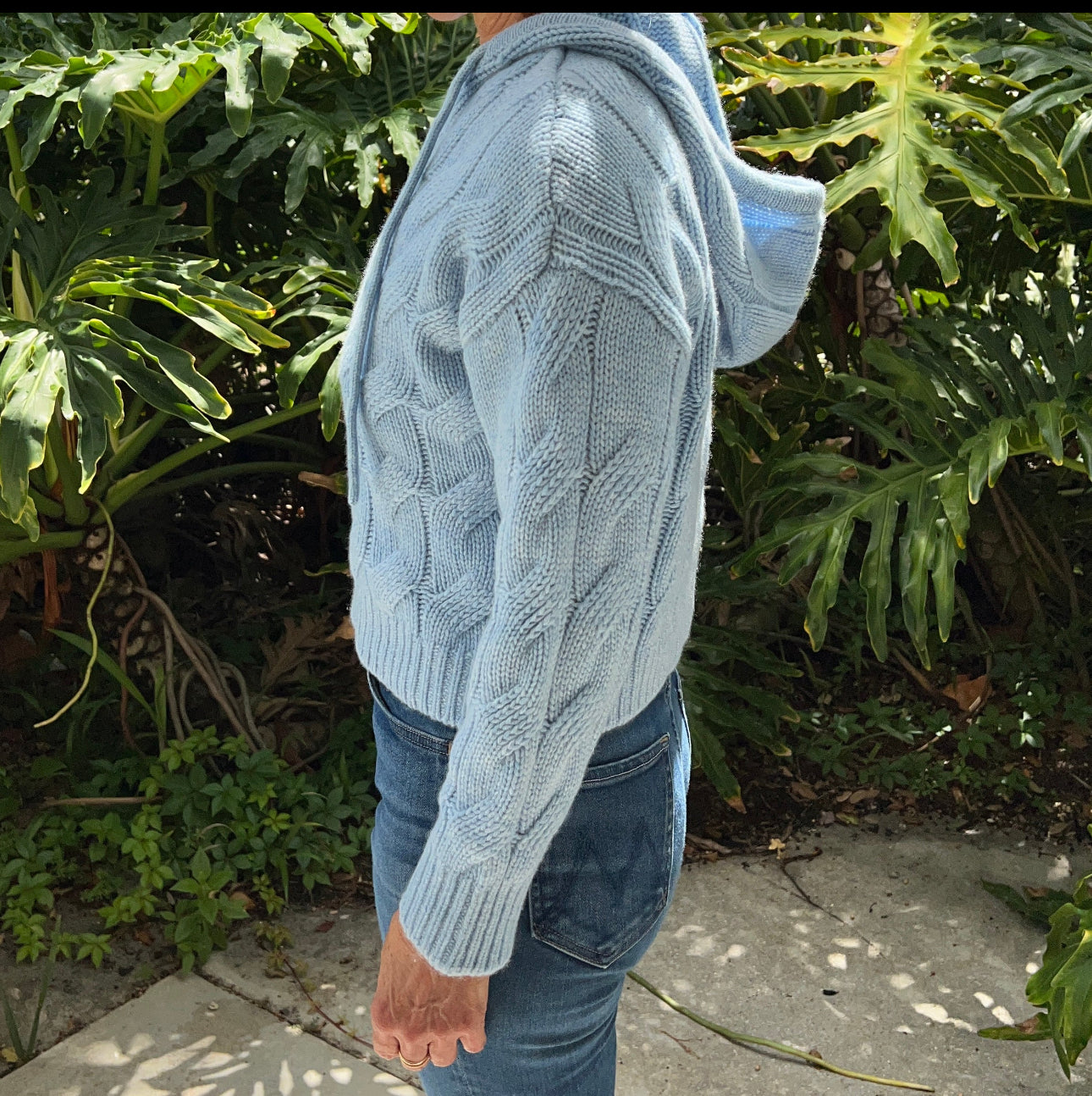 Fab Finds By Sarah Cashmere Cable Hoodie