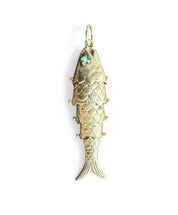 Vintage 14KT Gold Articulating Fish Charm