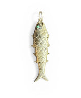 Vintage 14KT Gold Articulating Fish Charm