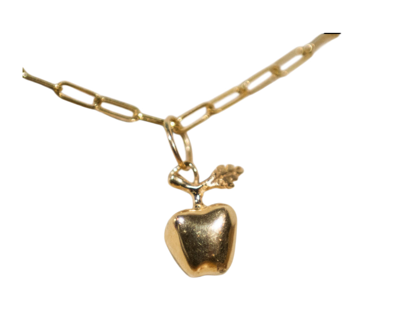 14KT Gold Vintage Apple Charm
