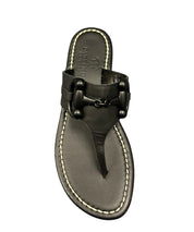Fab Finds By Sarah Leather Horse Bit Thong Sandal