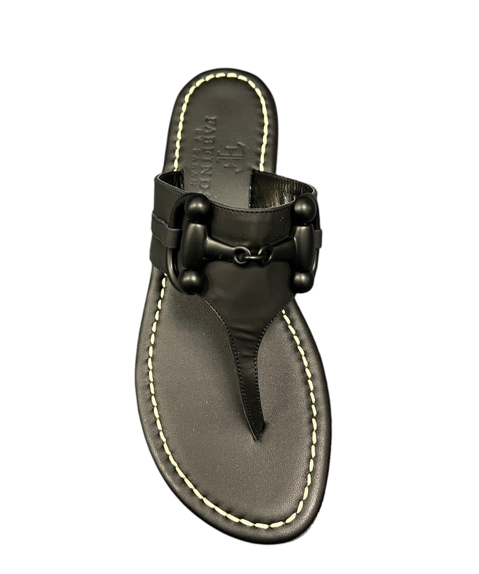 Fab Finds By Sarah Leather Horse Bit Thong Sandal
