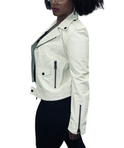 Ahirain Leather Biker Jacket