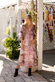 LOVE TANJANE Fanny Silk Slip Dress