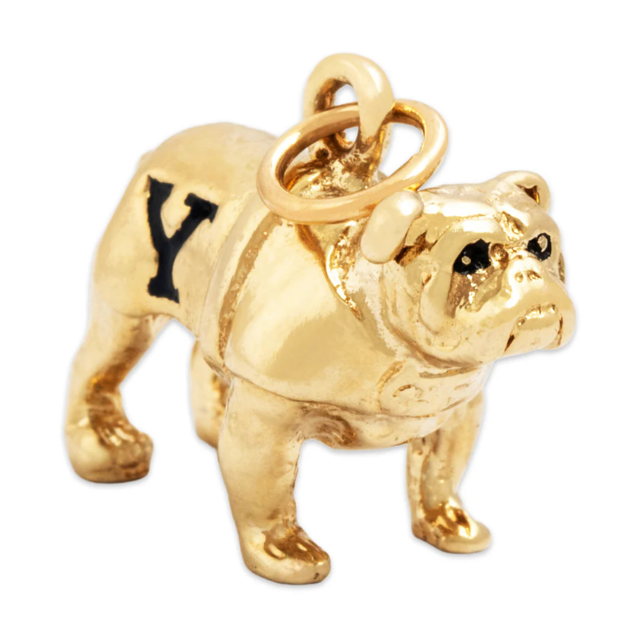 Vintage 14KT Gold Yale Bulldog Charm