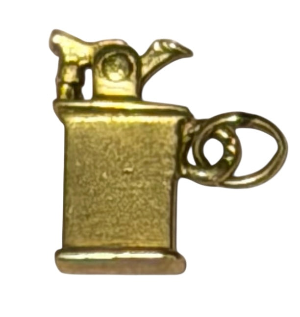 Vintage 14KT Gold Mini Lighter Charm