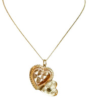 14KT Gold Vintage Heart Locket Charm