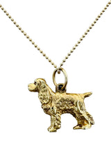 14KT Gold Vintage Cocker Spaniel Charm
