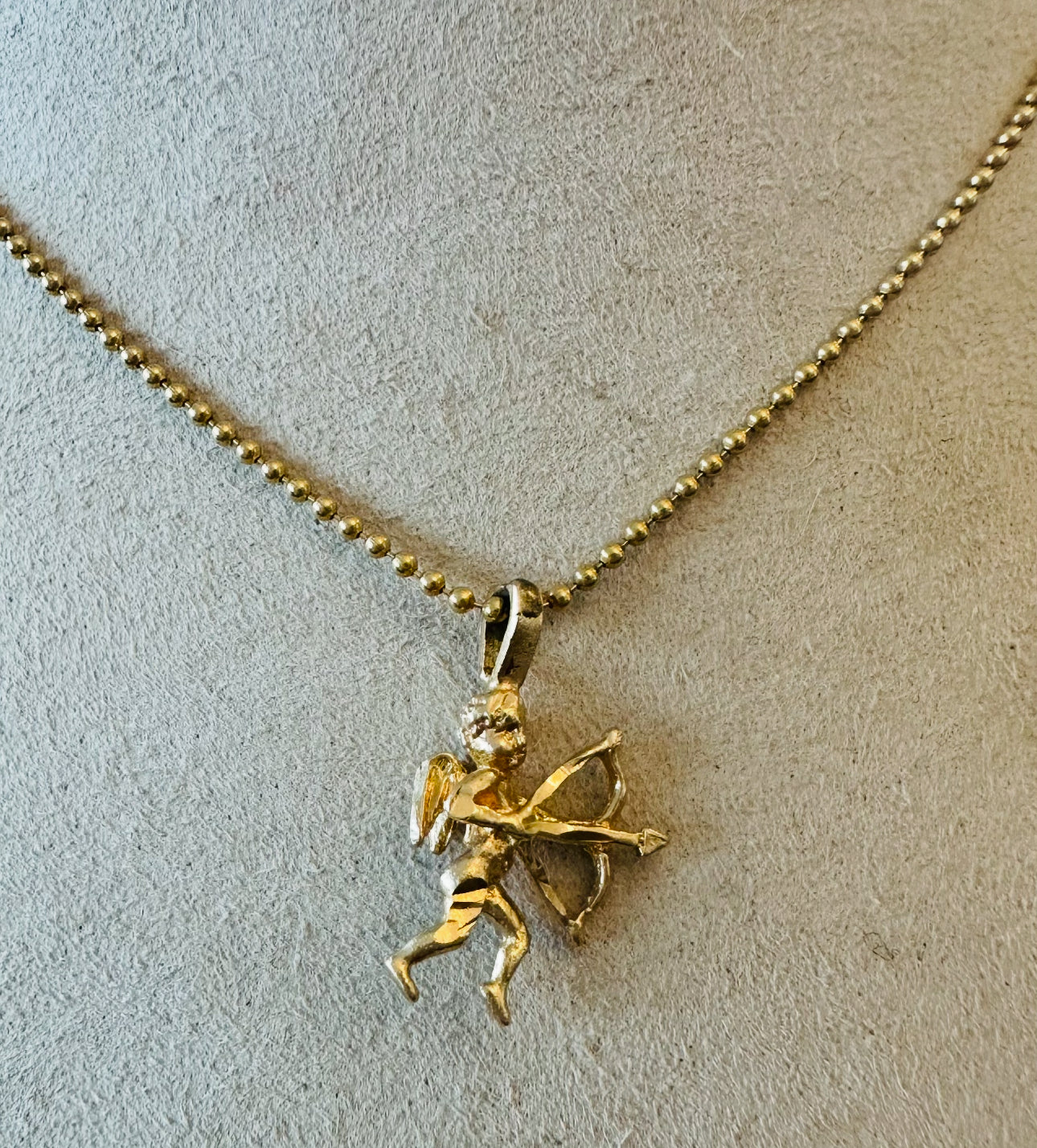 Vintage Cupid Charm