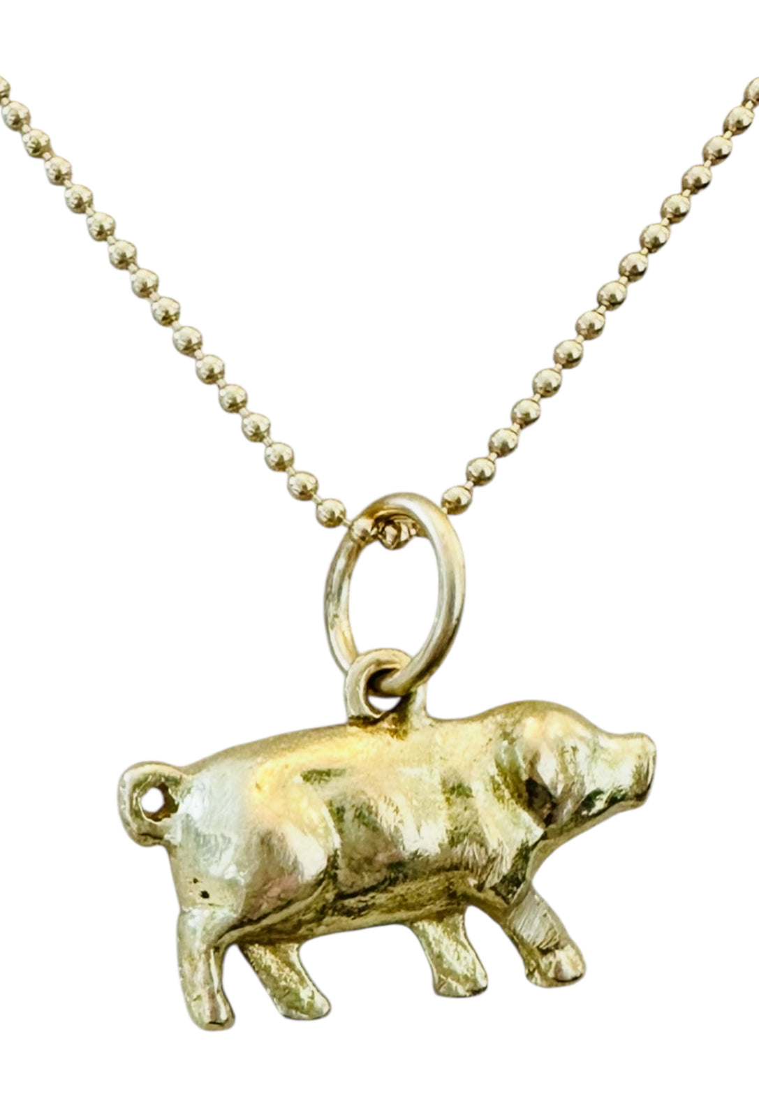 14KT Gold Vintage Pig Charm