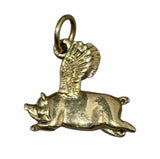 Vintage 14KT Gold when Pigs Fly Charm