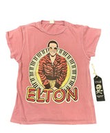 MadeWorn Elton John Crew Tee in Petal