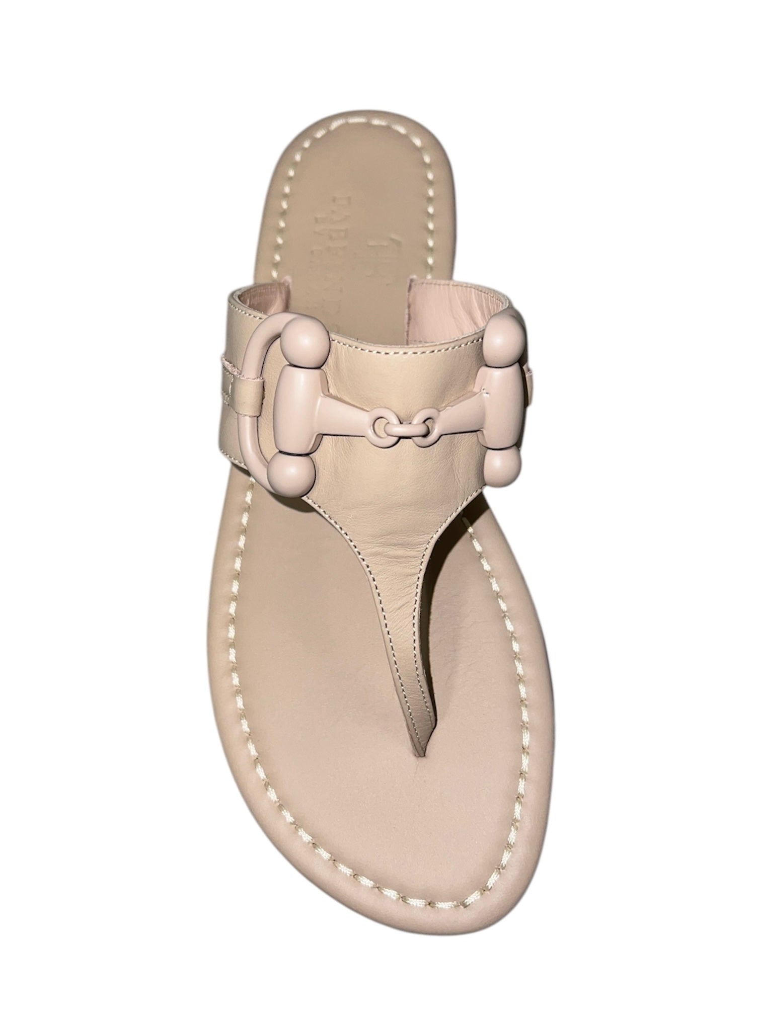 Fab Finds By Sarah Leather Horse Bit Thong Sandal