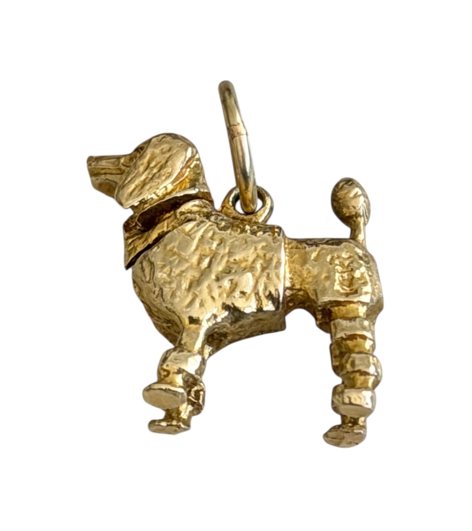 Vintage 14KT Gold Articulating Poodle Charm