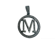 S.Row Designs Small Initial Diamond Pendant