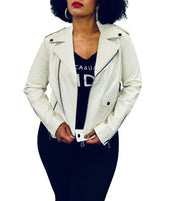 Ahirain Leather Biker Jacket