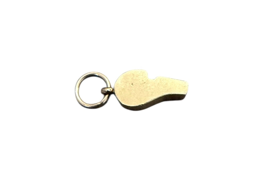Vintage 14KT Gold Whistle Charm