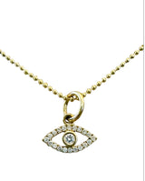 S.Row Designs Diamond Evil Eye Charm