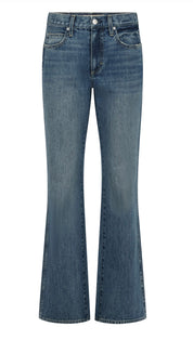 AMO Marcenia Low Boot Cut Jean in Murmur