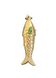Vintage 14KT Gold Articulating Fish Charm