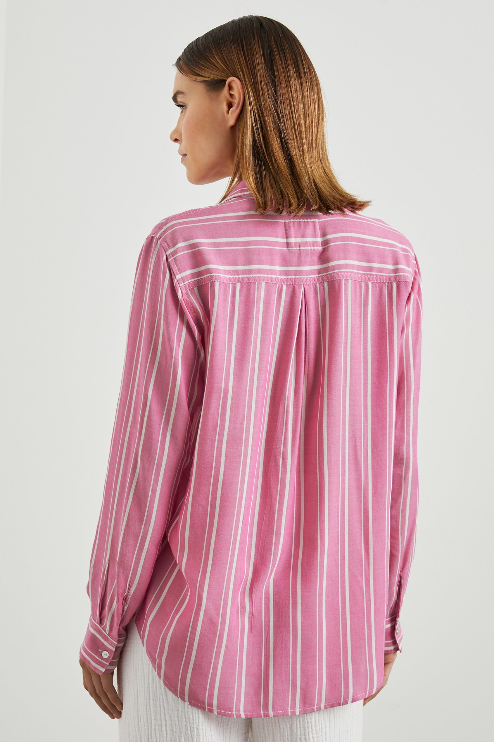 Rails Gaia Shirt in Berry Stripe