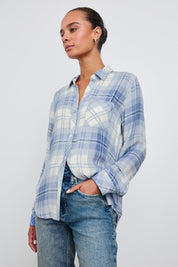 Rails Hunter Shirt In Bluebell Snow