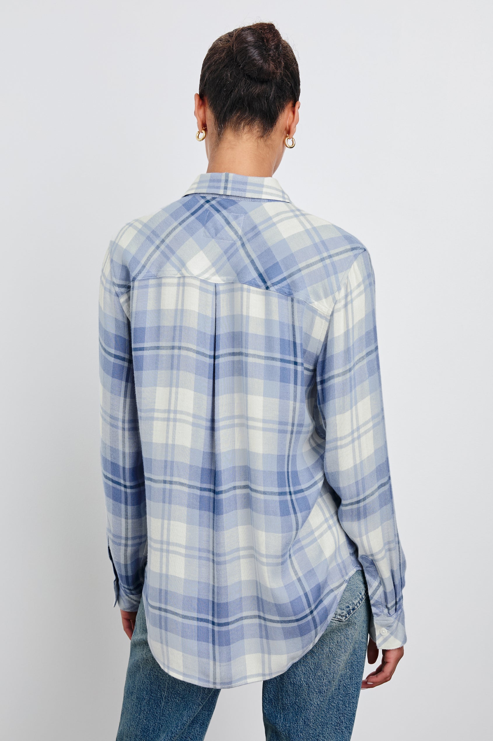 Rails Hunter Shirt In Bluebell Snow