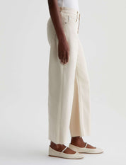 AG Saige Wide Leg Crop Jean in Opal Stone