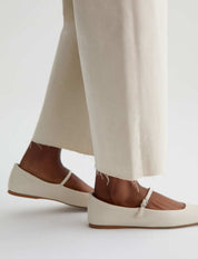 AG Saige Wide Leg Crop Jean in Opal Stone