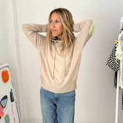 Kerri Rosenthal Hoodie Smiley Sweater