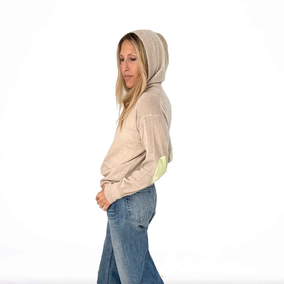 Kerri Rosenthal Hoodie Smiley Sweater