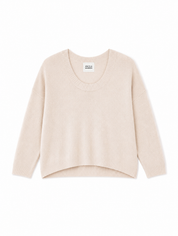 White + Warren Featherweight Cashmere Scoop Tee