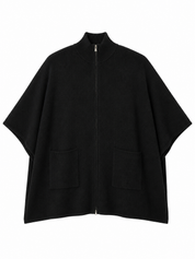 Cashmere Project Full Zip Poncho