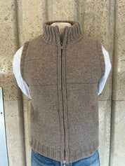 Henry Christ Cable Reversible Cashmere Vest