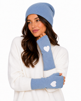 Cashmere Project Heart Long Fingerless Glove