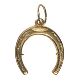 Vintage 18KT Gold Horseshoe Charm