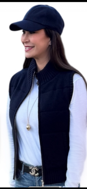 Henry Christ Cable Reversible Cashmere Vest