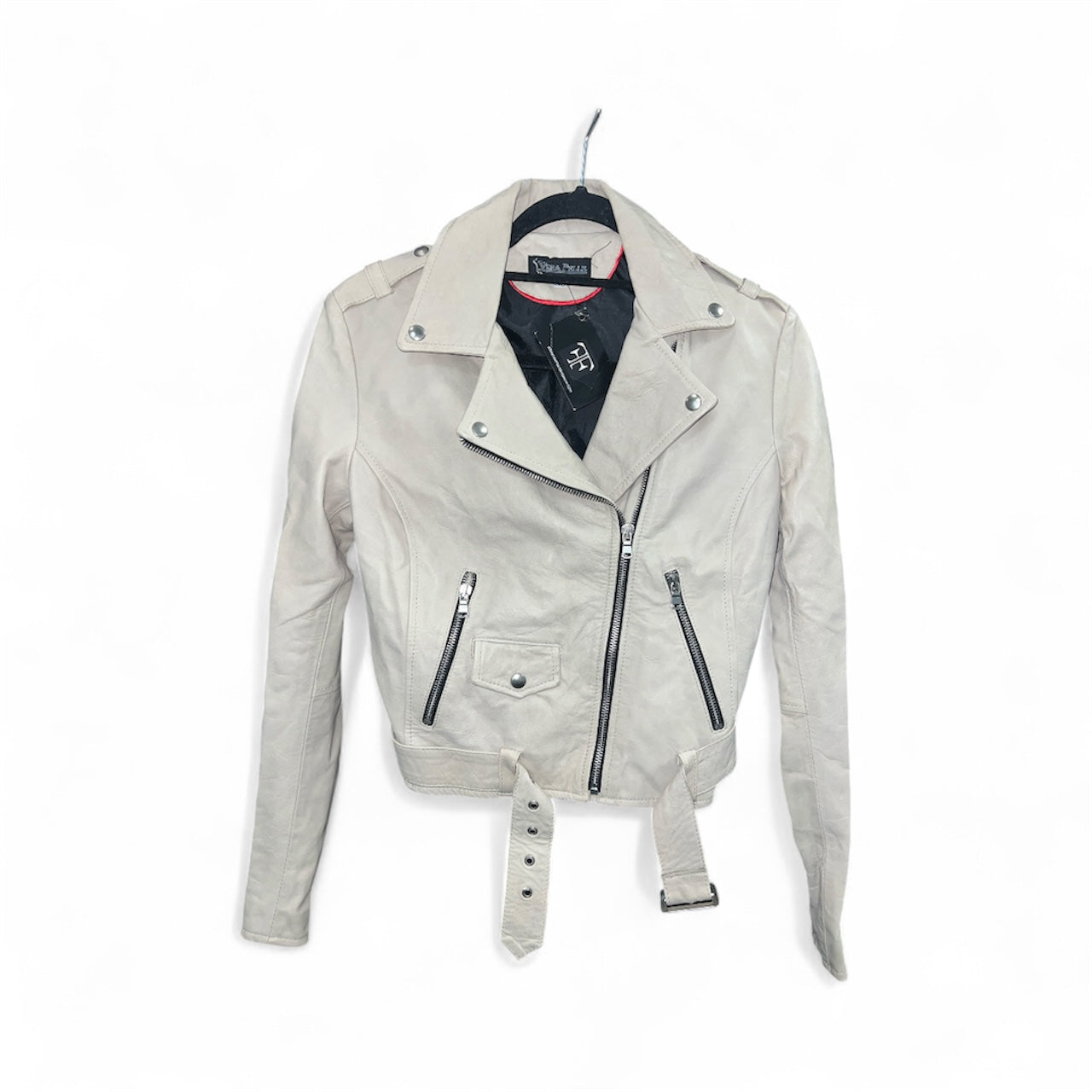 Vera Pelle Italian Leather Moto Jacket