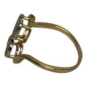 Vintage Diamond Initial L Ring
